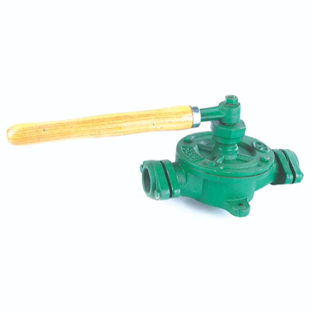 SEMI ROTARY HAND PUMP - Marine Valves showing detailed view with specifications and design features in realistic presentation